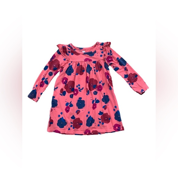 Tea Collection Size 2T Floral Ruffle Dress - Picture 1 of 7